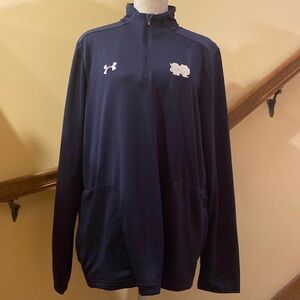 Like New! Under Armour Men’s Notre Dame 3/4 Zip